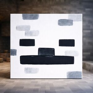 Hand-Painted Minecraft- Skeleton Canvas Painting – 8 × 10 in (Fan Art)